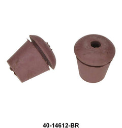 CHOKE & THROTTLE DASH GROMMETS - 32-37 PASS, 32-39 PICKUP BROWN