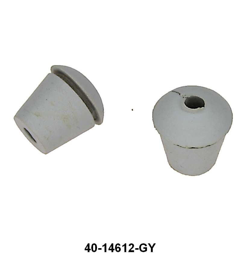 CHOKE & THROTTLE DASH GROMMETS - 32-37 PASS, 32-39 PICKUP GRAY