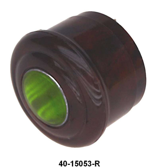 CIGAR LIGHTER KNOB - 33-34 PASSENGER BROWN W/GREEN CENTER