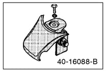 FRONT FENDER SPACER CLAMP - 33-34 PASSENGER BLACK