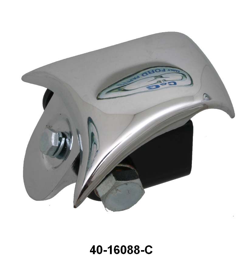 FRONT FENDER SPACER CLAMP - 33-34 PASSENGER CHROME