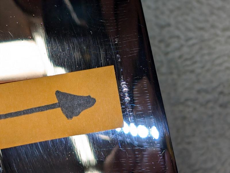 CHROME BUMPER - 34 PASSENGER FRONT OR REAR -2ND "AS IS"