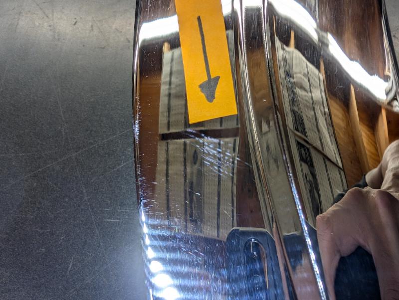 CHROME BUMPER - 34 PASSENGER FRONT OR REAR -2ND "AS IS"