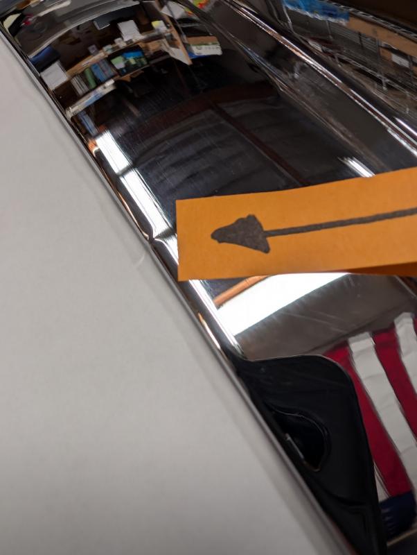 CHROME BUMPER - 34 PASSENGER FRONT OR REAR -2ND "AS IS"