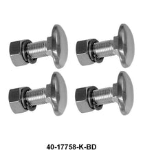 BUMPER BOLT - 37-40 PASS, 37-40 PICKUP SET OF 4, OVAL HEAD
