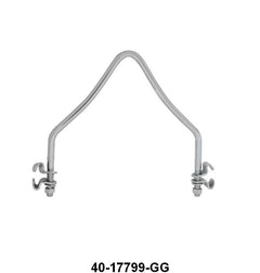 CHROME GRILLE GUARD WITH HARDWARE - 33-36 PASSENGER/PICKUP