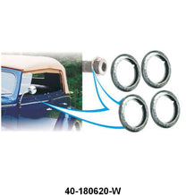 BODY CURTAIN ROD SOCKET WASHERS - 32-38 ROADSTER/PHAETON 4 pcs