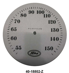 RADIO DIAL FACE PLATE - 33-34 PASSENGER GLOVE BOX ZENITH