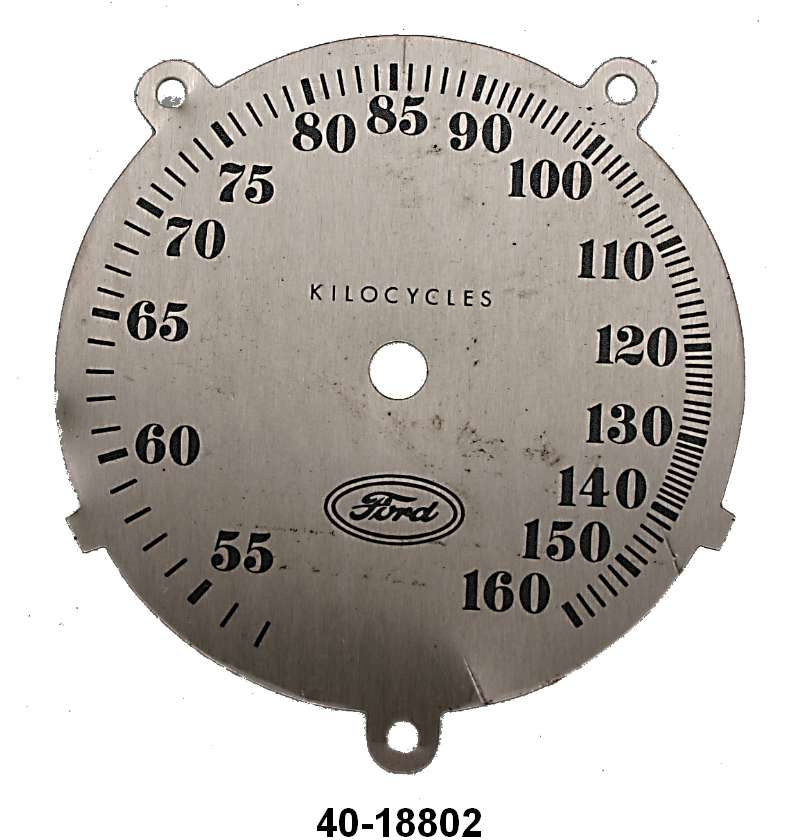 RADIO DIAL FACE PLATE - 33-34 PASSENGER ASH TRAY