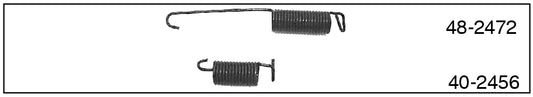 BRAKE PEDAL RETURN SPRING - 33-34 PASS & PU