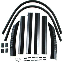 STAINLESS WINDOW CHANNEL KIT - 34 3-WINDOW COUPE