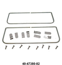 SUN VISOR BRACKET WITH FRAME - 33 COUPE, SEDAN, 34 STANDARD COUPE, SEDAN