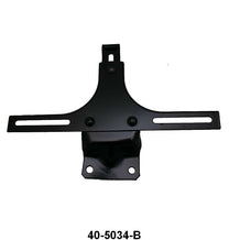 FRONT LICENSE PLATE BRACKET - 33-36 PASS/PU BLACK