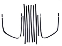 REAR DOOR & QUARTER WINDOW CHANNEL KIT - 34 4DR SDN W/CENTER HANDLE