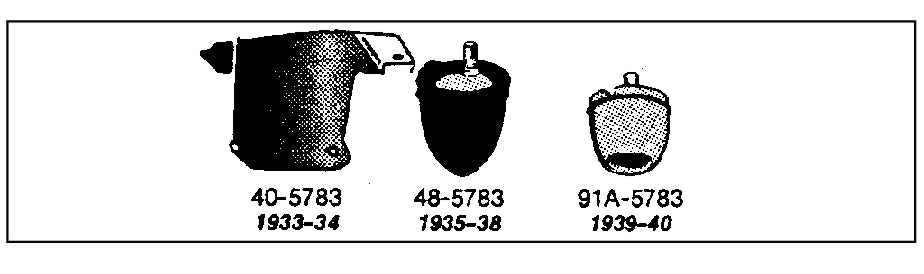 REAR AXLE BUMPER - 33-34 PASS/PICKUP 2 REQUIRED