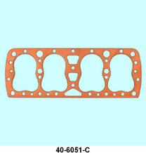 COPPER CYLINDER HEAD GASKET - 32-37 PASS/PU V-8, 21 STUD