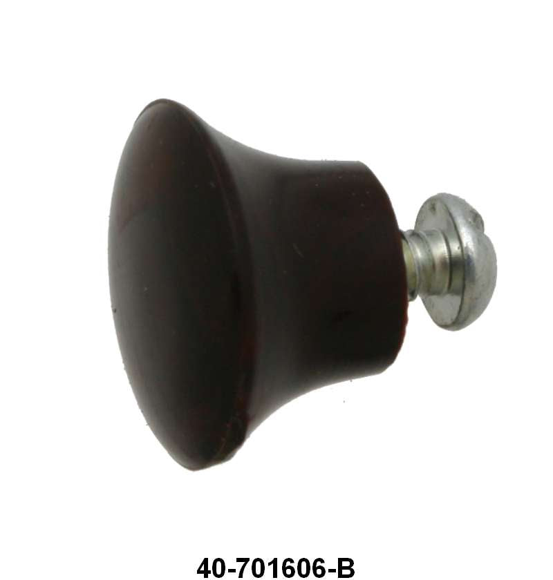 FRONT ASH TRAY KNOB - 34 PASS BROWN MARBLE