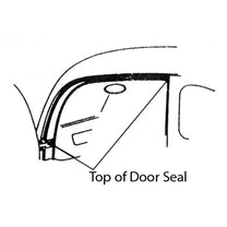 UPPER DOOR SEAL - 33-34 4-DOOR SEDAN