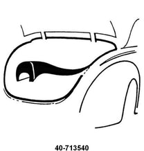 TRUNK OR RUMBLE LID SEAL - 32-34 COUPE/ROADSTER/CABRIOLET