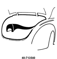 TRUNK OR RUMBLE LID SEAL - 32-34 COUPE/ROADSTER/CABRIOLET