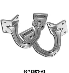 TRUNK HINGES STAINLESS- 33-34 ROADSTER, COUPE, CABRIOLET