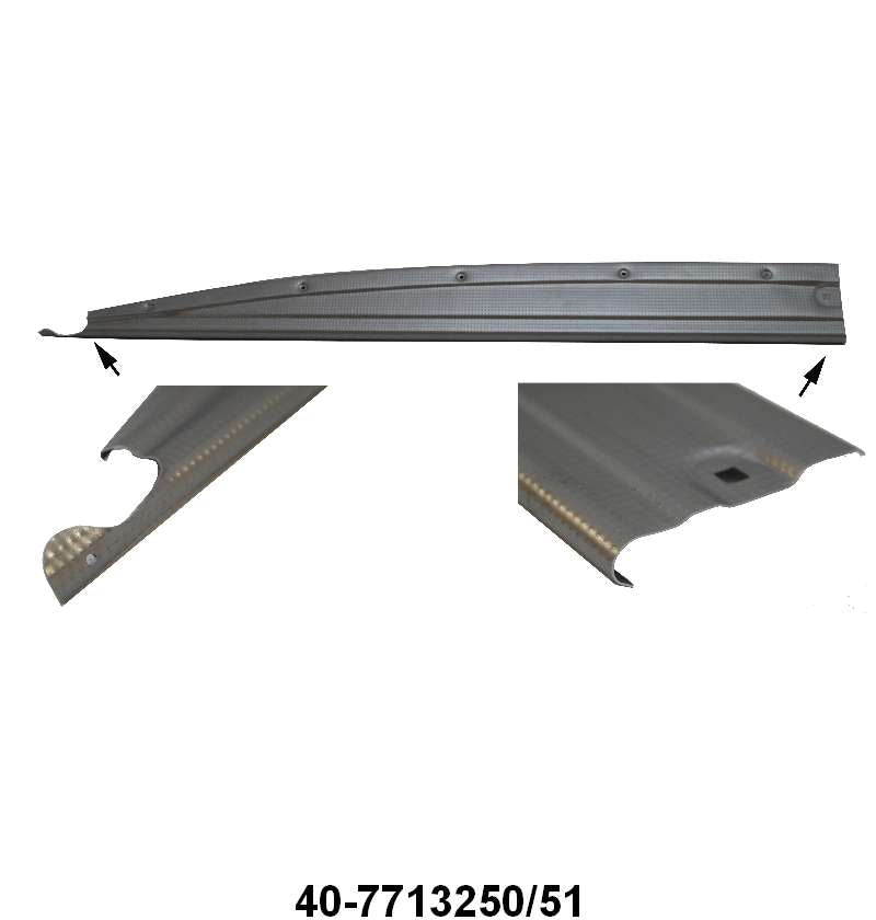 FRONT DOOR SCUFF PLATES - 33-34 5W COUPE & 4-DOOR SEDAN