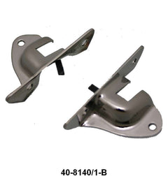 STAINLESS RADIATOR SUPPORT ROD FIREWALL BRACKETS - 33-39 STD PASS, 35-37 PICKUP