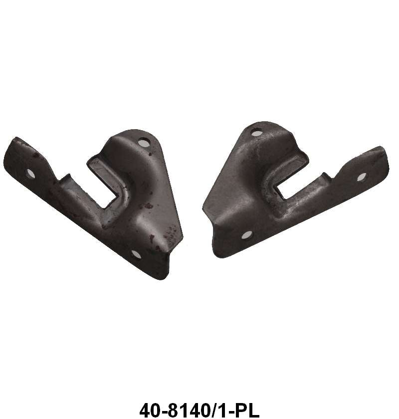 RADIATOR SUPPORT ROD FIREWALL BRACKETS - 33-39 STD PASS, 35-37 PICKUP PLAIN