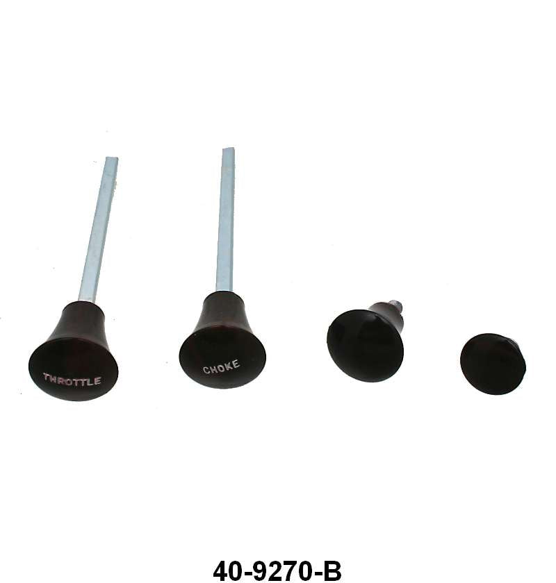DASH KNOB KIT - 34 PASS V8 BROWN MARBLE