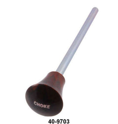CHOKE CABLE/ROD KNOB - 34 PASS BROWN MARBLE