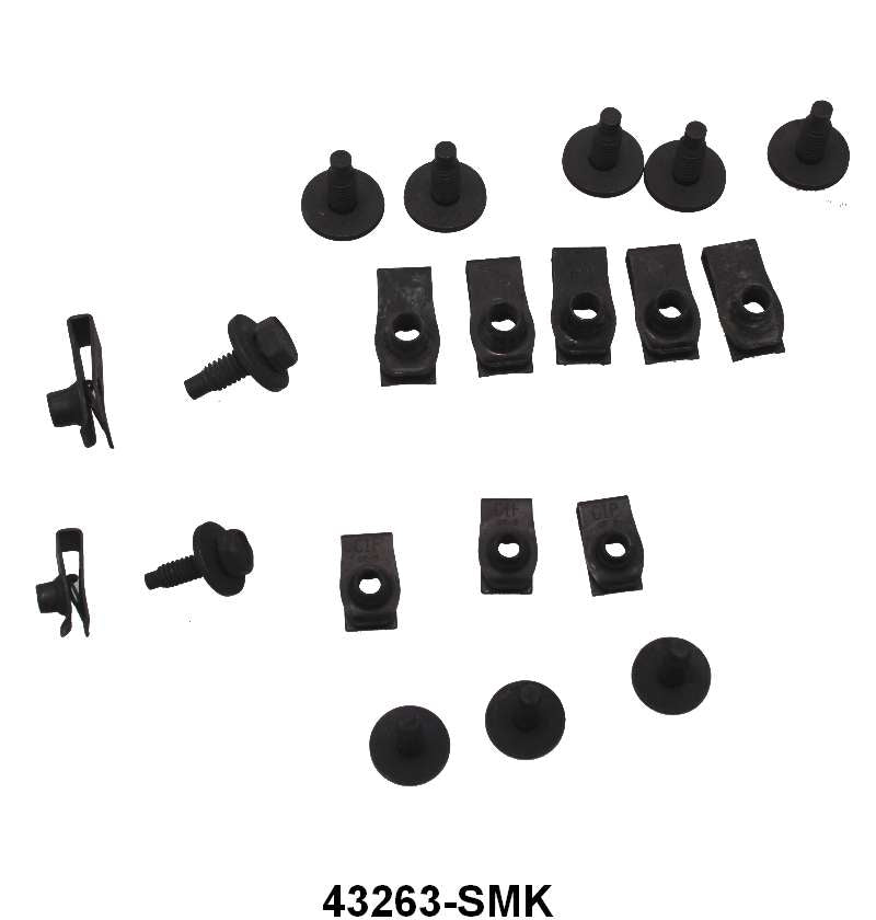 FRONT VALANCE MOUNTING BOLT & NUT KIT- 64-68 MUSTANG 20 pcs