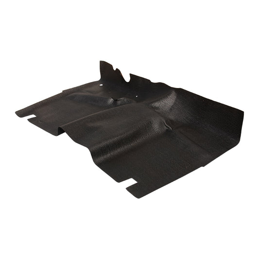 CAR FRONT FLOOR MAT - 52-54 FORD/MERC BLACK