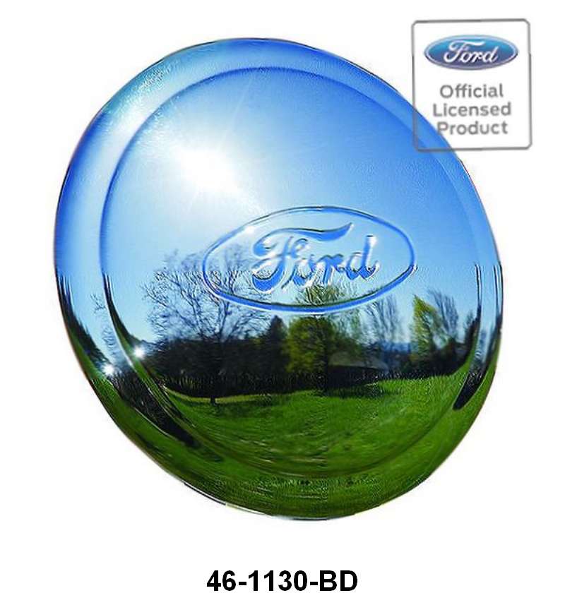 STAINLESS HUB CAP WITH PAINTED EMBLEM - 34 PASS/PICKUP 4-CYL