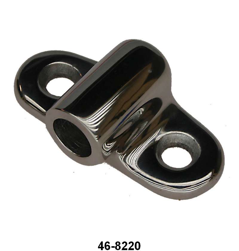 FRONT HOOD BRACKET FOR CENTER STRIP - 33-34 PICKUP STAINLESS