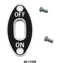 IGNITION SWITCH ON/OFF PLATE - 35-36 PASS/PICKUP