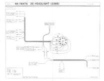 HEADLIGHT & TAIL LIGHT WIRING HARNESS - 35 PASS/PICKUP W/HYDROSTATIC FUEL GAUGE