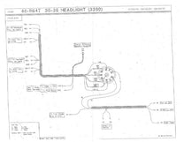 HEADLIGHT & TAIL LIGHT WIRING HARNESS - 36 PASS/PICKUP WITH ELECTRIC FUEL GAUGE