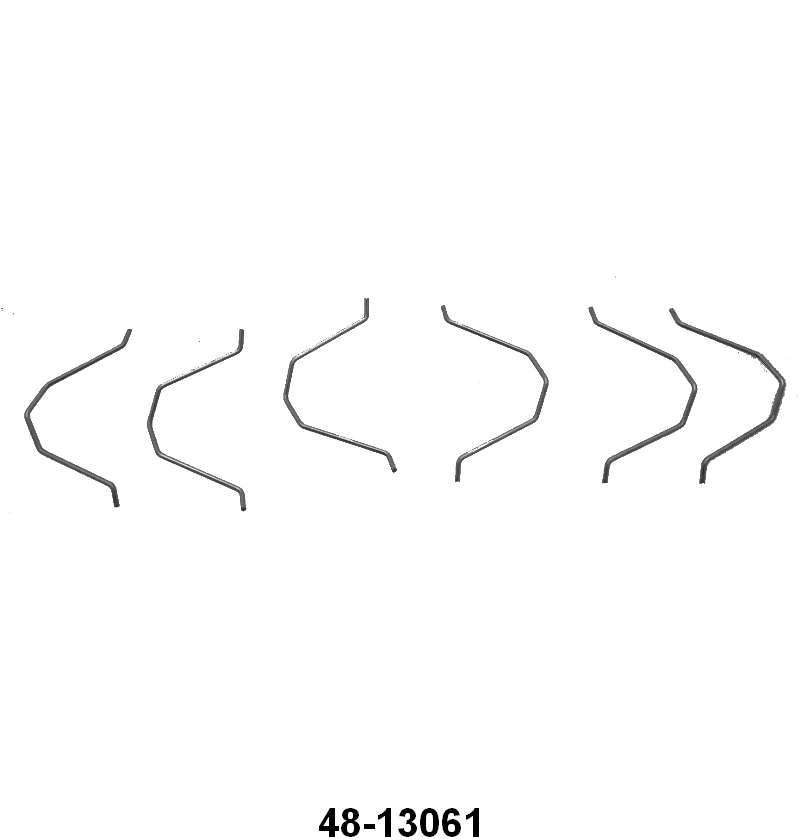 HEADLIGHT LENS RETAINER CLIPS - 35-36 PASS, 35-39 PU  6 pcs