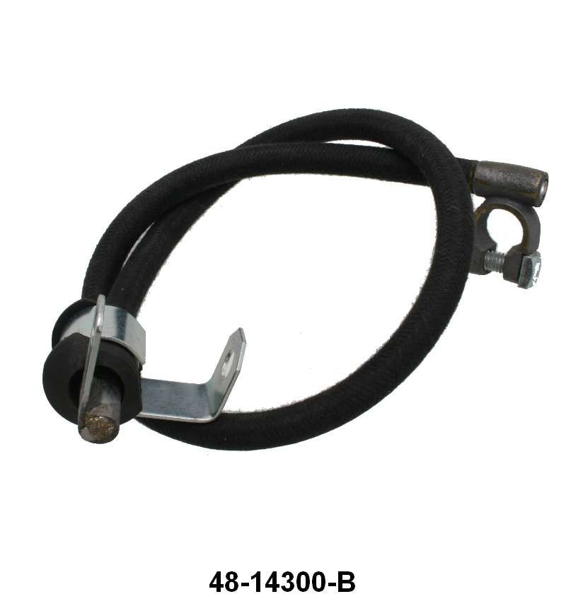 BATTERY TO FLOOR SWITCH CABLE - 35-36 PASS/PU W/BRACKET W/O SCRIPT 28 "