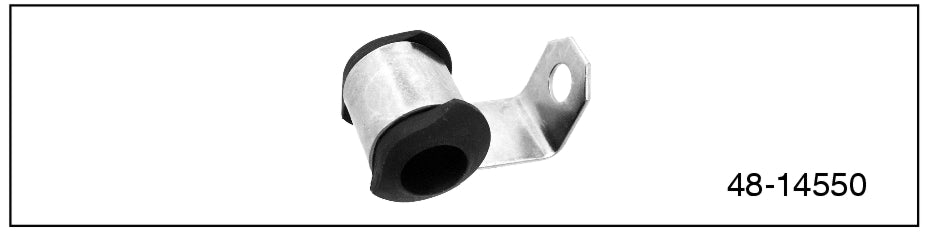 STARTER CABLE BRACKET WITH GROMMET - 35-36 PASS/PU, 48-56 F-1/F-350