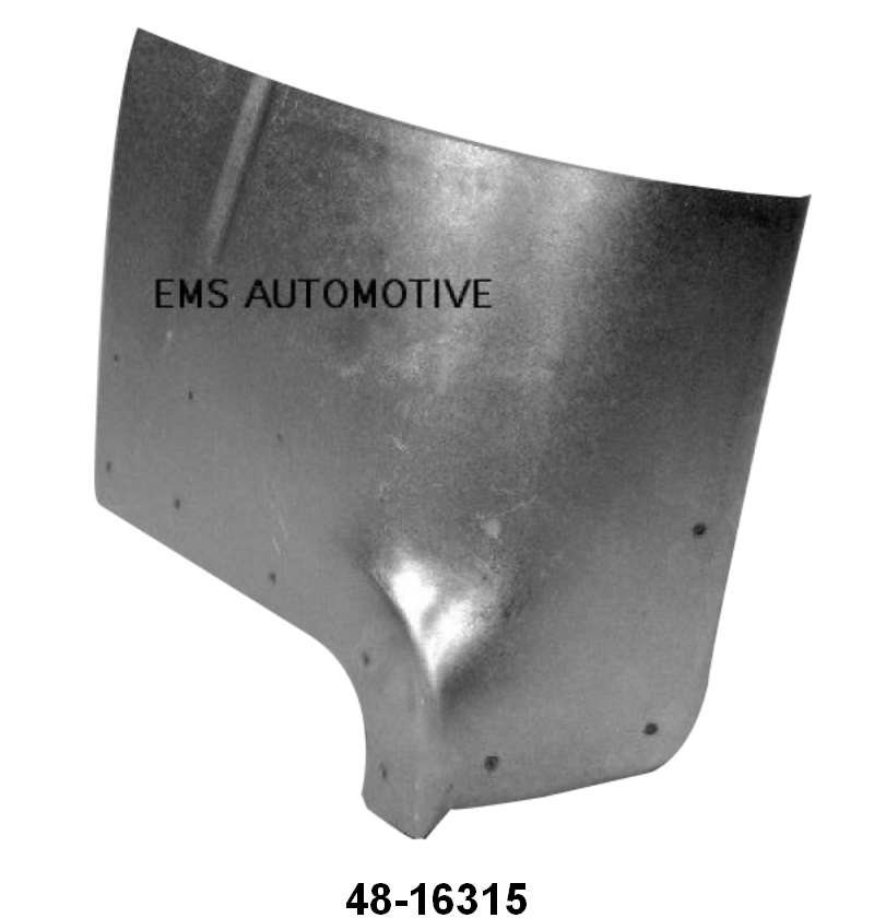 FRONT OF REAR FENDER REPAIR PANEL - 35-40 PASS LEFT HAND