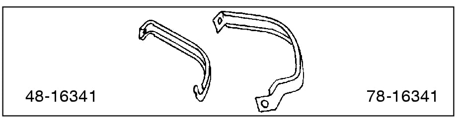 REAR FENDER BRACE - 35-36 PASSENGER REAR