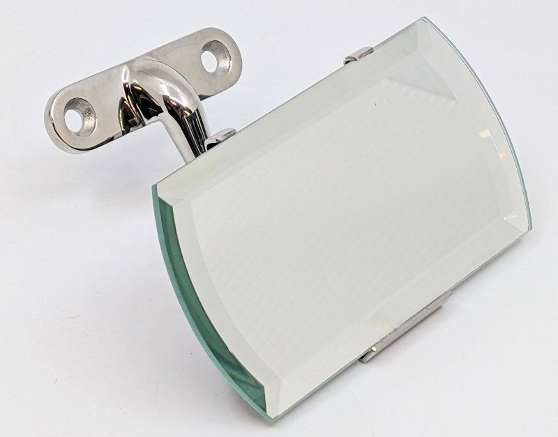 REAR VIEW MIRROR/BRACKET - 35-36 CAB/CONV SDN STAINLESS W/SQUARE HEAD