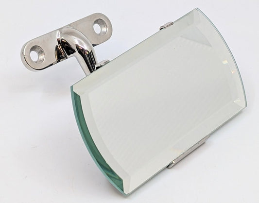 REAR VIEW MIRROR/BRACKET - 35-36 CAB/CONV SDN STAINLESS W/SQUARE HEAD