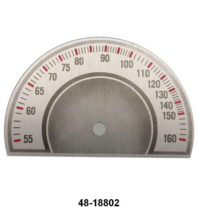 RADIO DIAL FACE PLATE - 35-36 PASSENGER GRAY