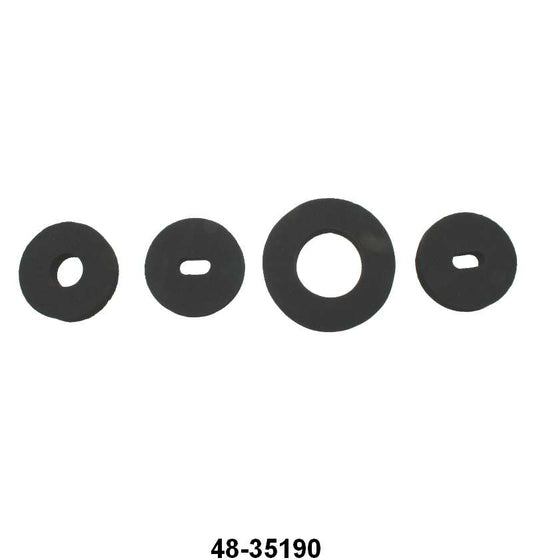 LOWER STEERING COLUMN & PEDAL SEALS - 35-38 PASS, 4 pcs