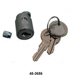 IGNITION LOCK CYLINDER & KEY - 35-EARLY-47 PASS, 35-47 PICKUP