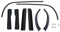 WINDOW CHANNEL KIT - 35-36 3W COUPE WITH RUBBER BUMPERS