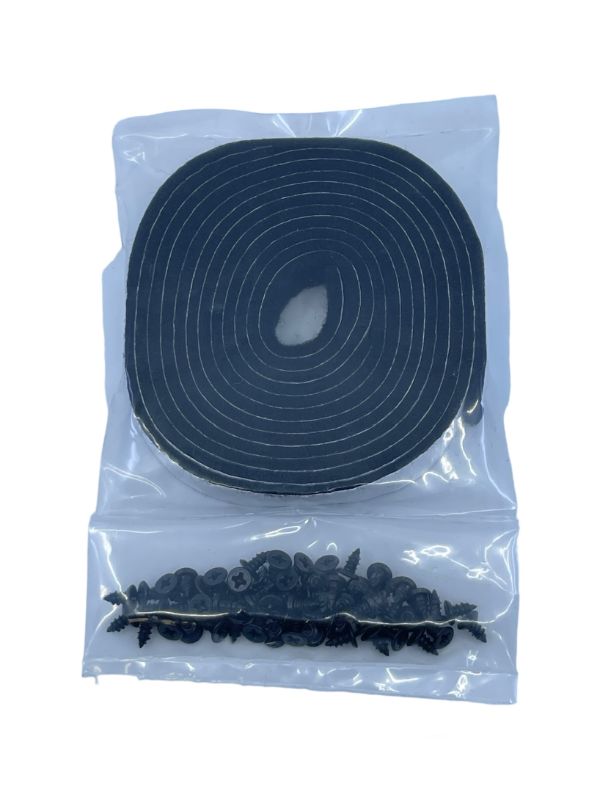 STAINLESS WINDOW CHANNEL KIT - 35-36 3W COUPE WITH FELT STRIPS