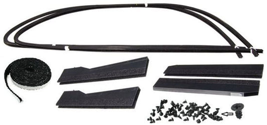 WINDOW CHANNEL KIT - 35-36 3W COUPE WITH FELT STRIPS
